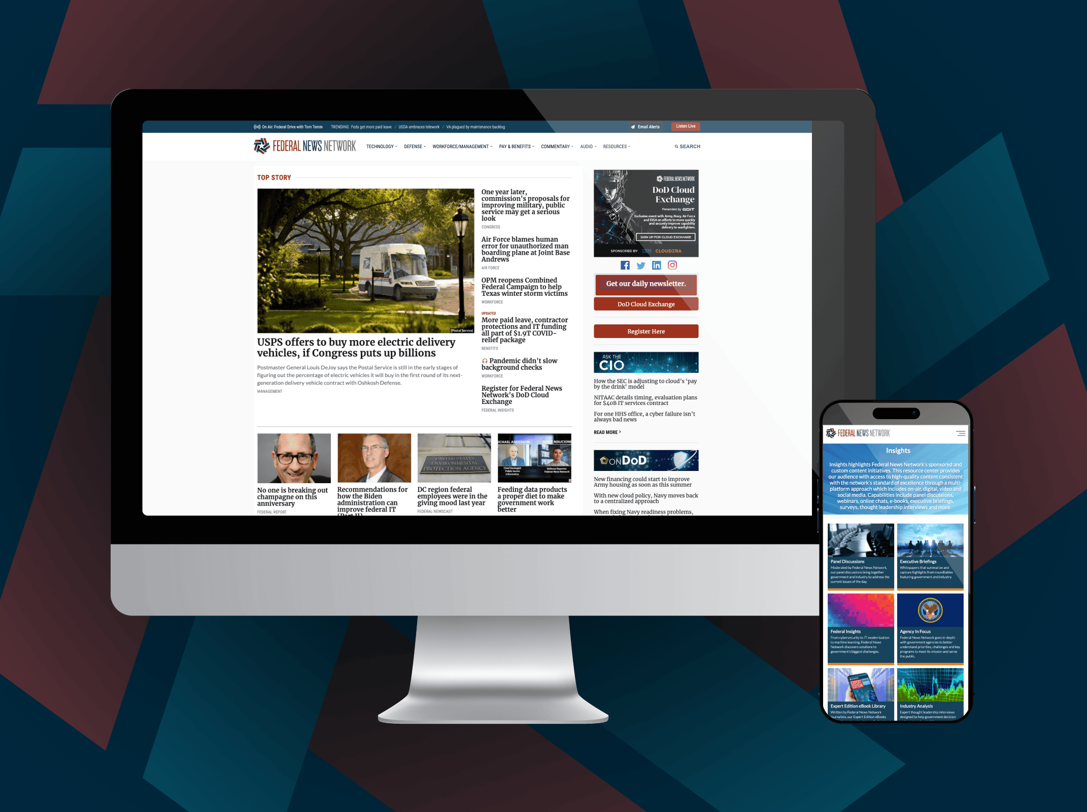 Ground-up rebuild of a DC broadcaster’s publishing platform