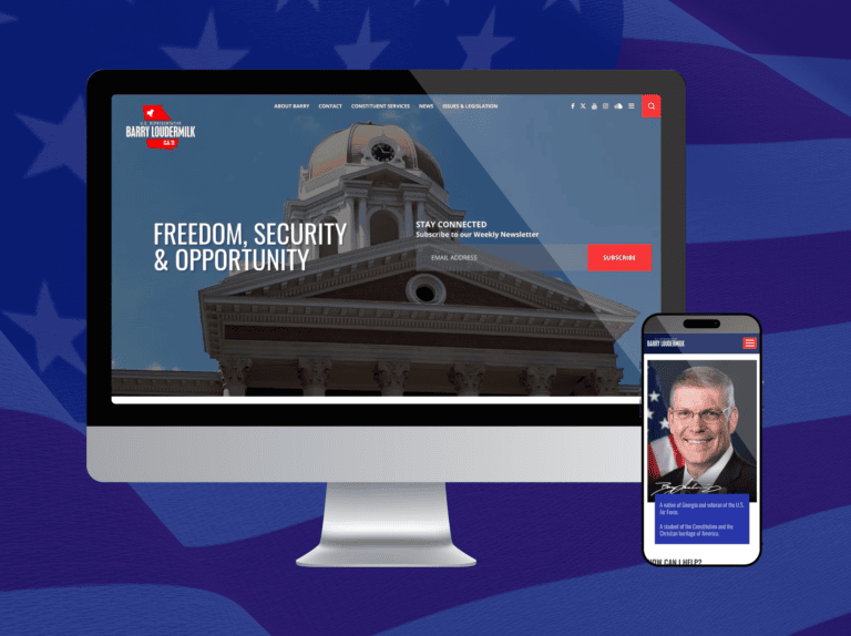 House.gov-compliant constituent services site for a Georgia congressional office