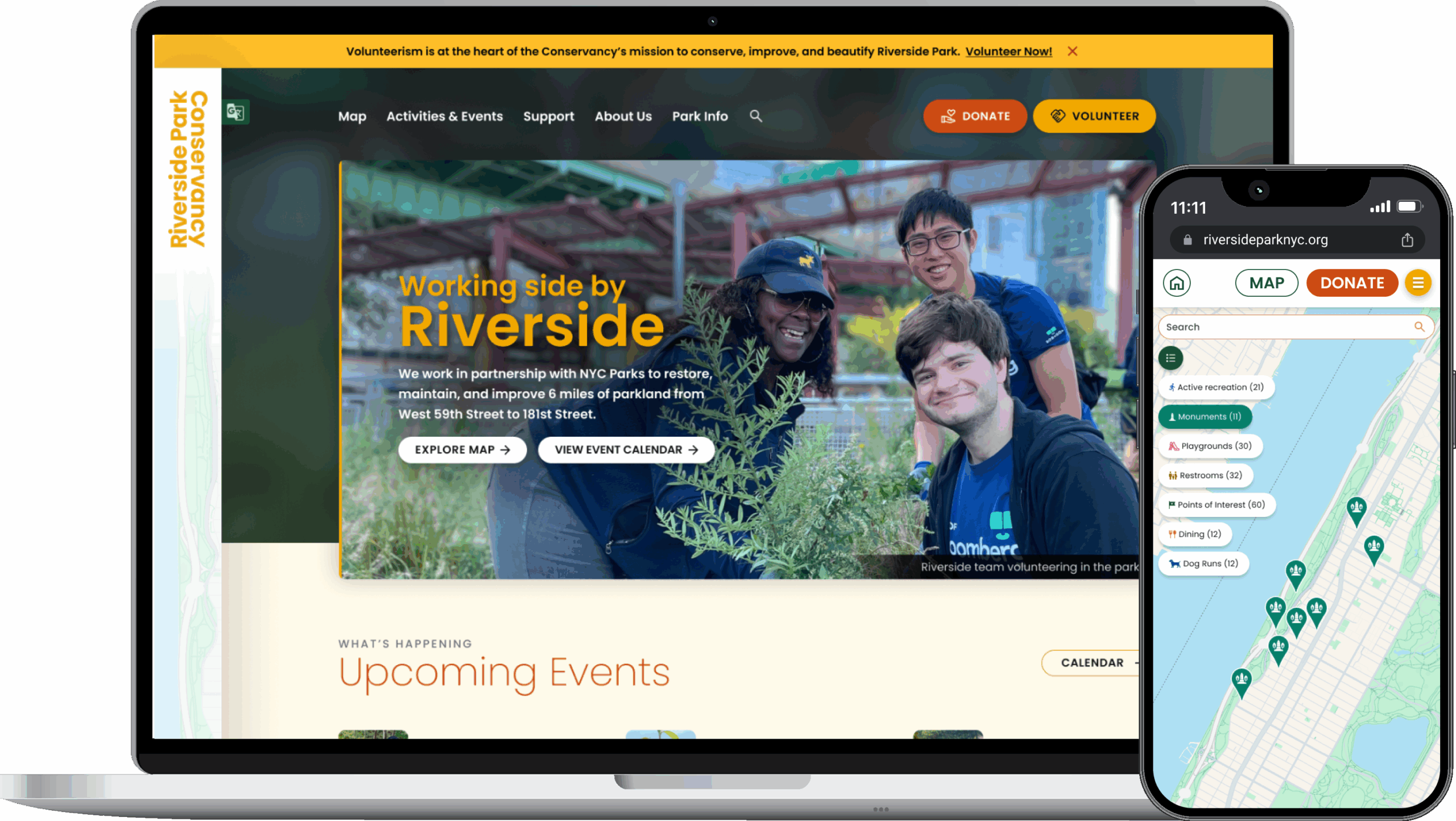 Case Study: Riverside Park Conservancy’s Website Redesign