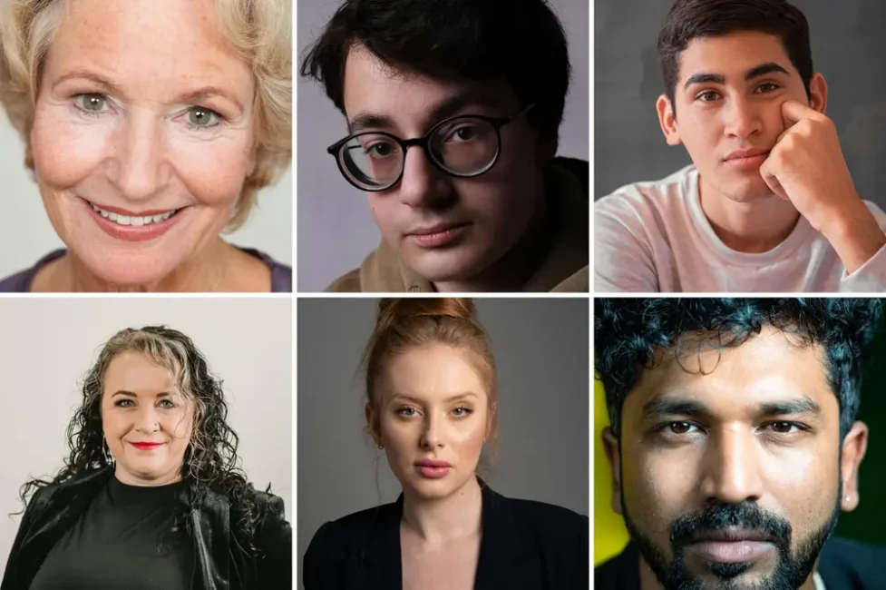 One step in how to create user personas is finding a headshot like these