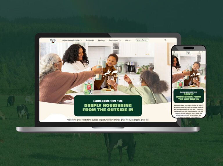 Consumer co-op replatform across ov.coop, Farmers.coop, and campaign microsites